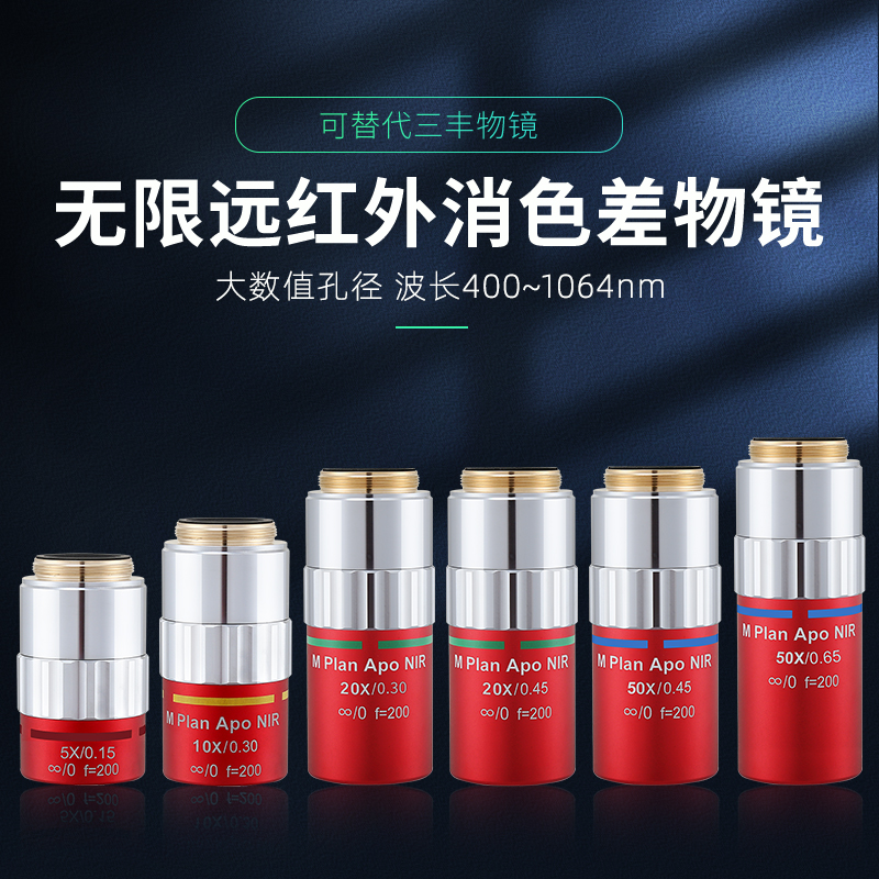 近红外无穷远金相显微镜太香了！APO NIR光谱仪+超长工作距离，科研党狂喜