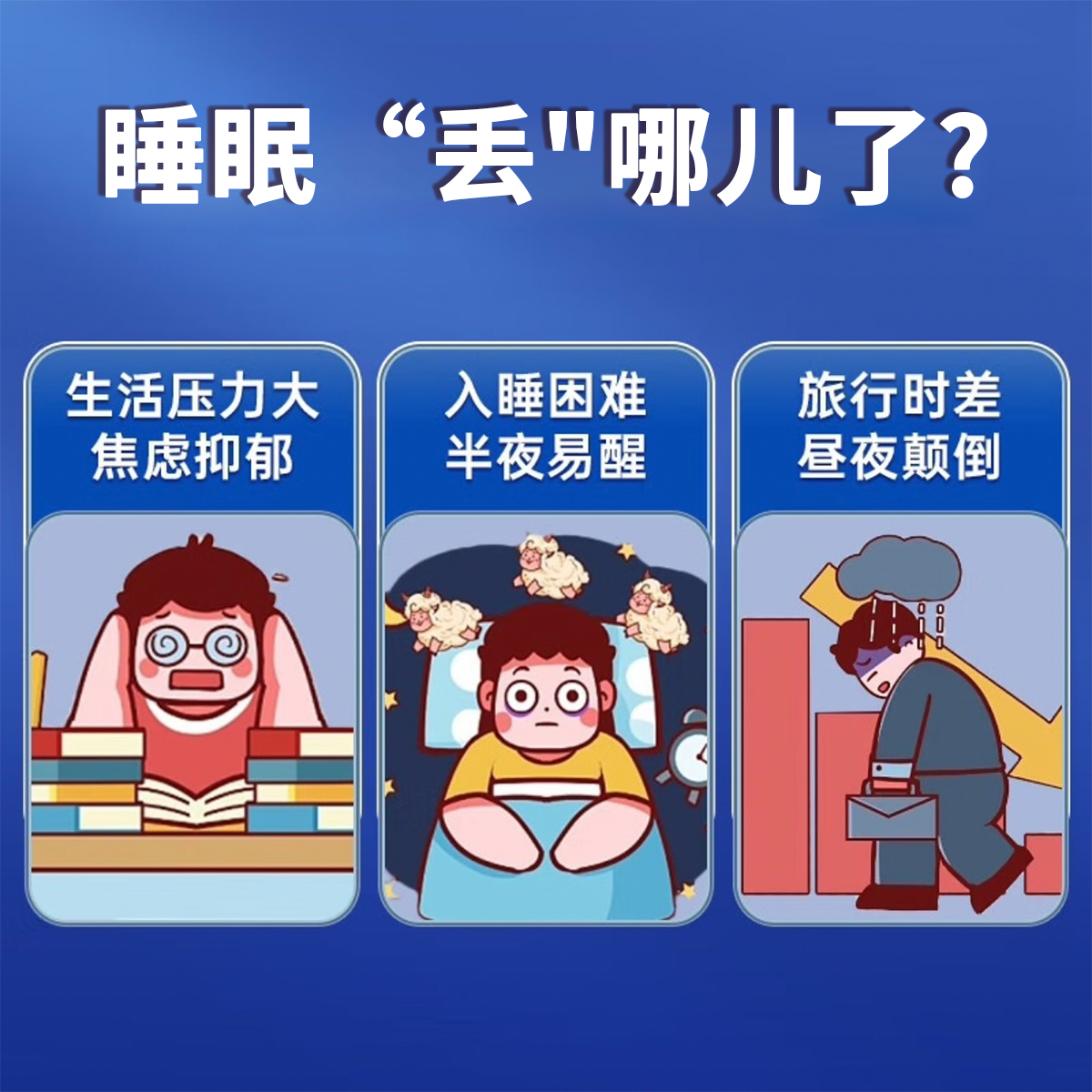入眠难题大破解！修正穴位贴敷失眠贴磁疗贴，助你一夜好眠，告别失眠困扰！