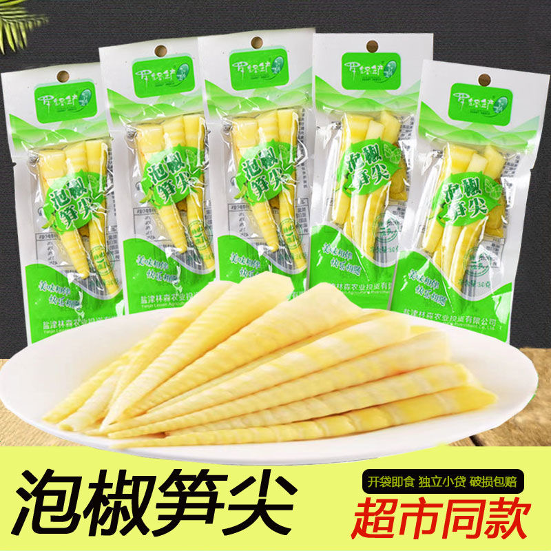 泡椒笋尖山椒竹笋：办公室必备，开袋即食的小吃新宠！️