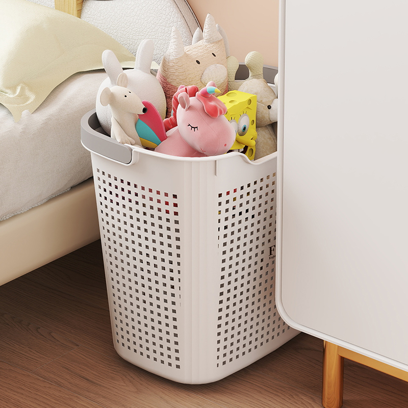 儿童玩具收纳桶大揭秘：毛绒娃娃筐里的宝宝玩具整理神器！