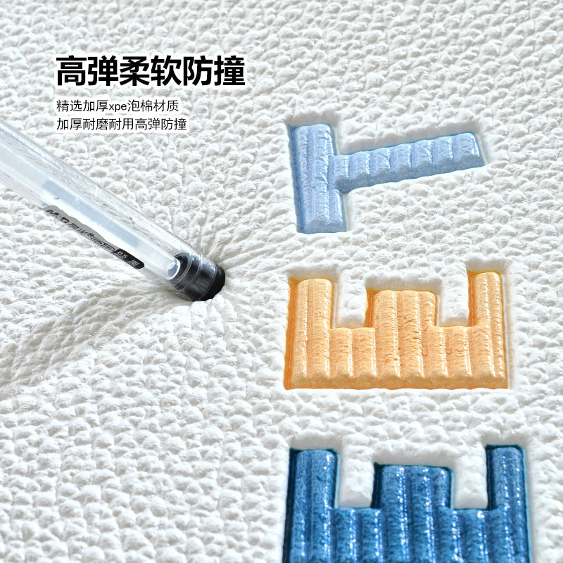 儿童房榻榻米墙围软包：守护宝贝的梦幻云朵城堡✨