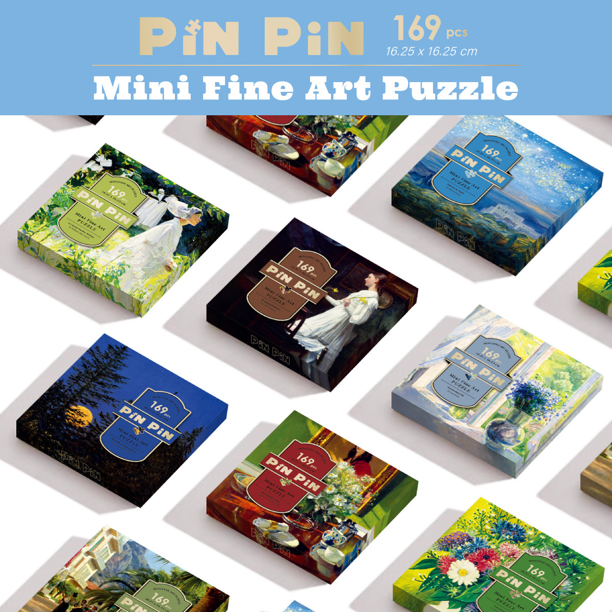 Pinpin艺术拼图：迷你治愈系，解压又养眼的艺术潮玩
