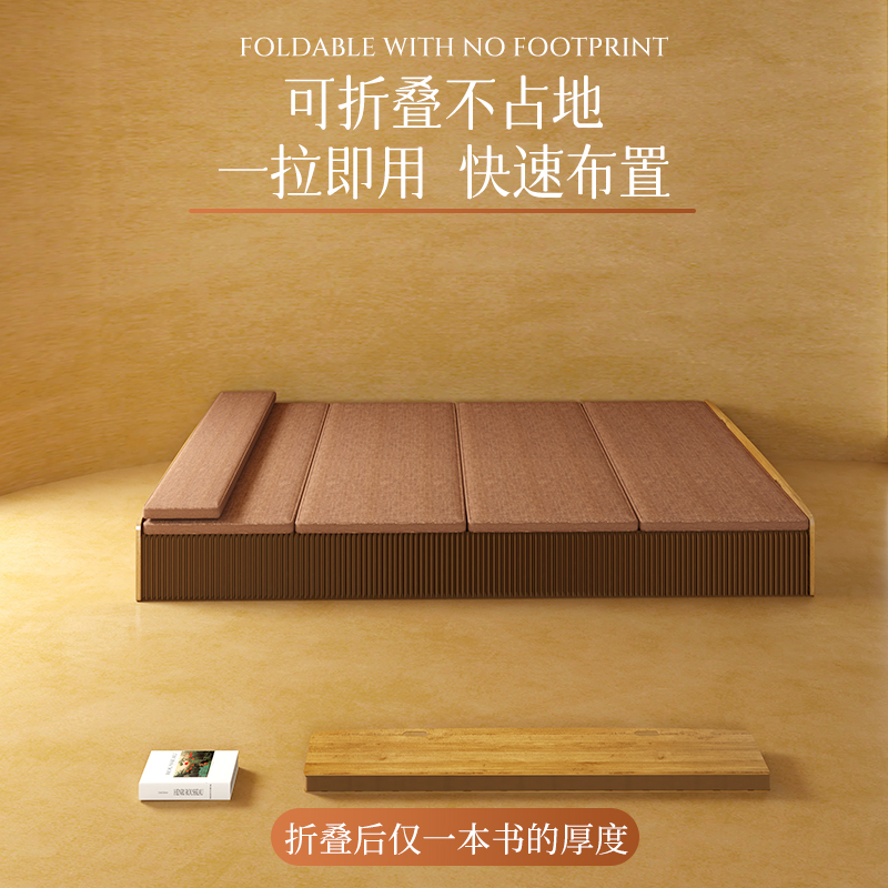 伸缩床小户型书房妙招：折叠沙发床，解锁空间新玩法！