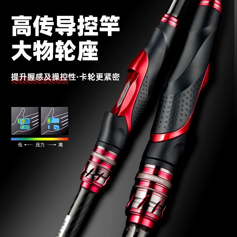阿曼达ANMANDA海汐矶钓竿：轻量垂钓新体验，探索超轻东丽碳布的魅力