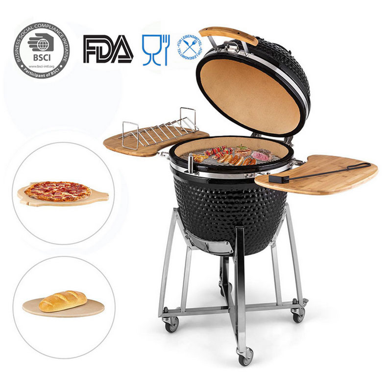 美式果木烟熏烤炉BBQ神器：德州烤肉低温烧烤，解锁美食新境界！