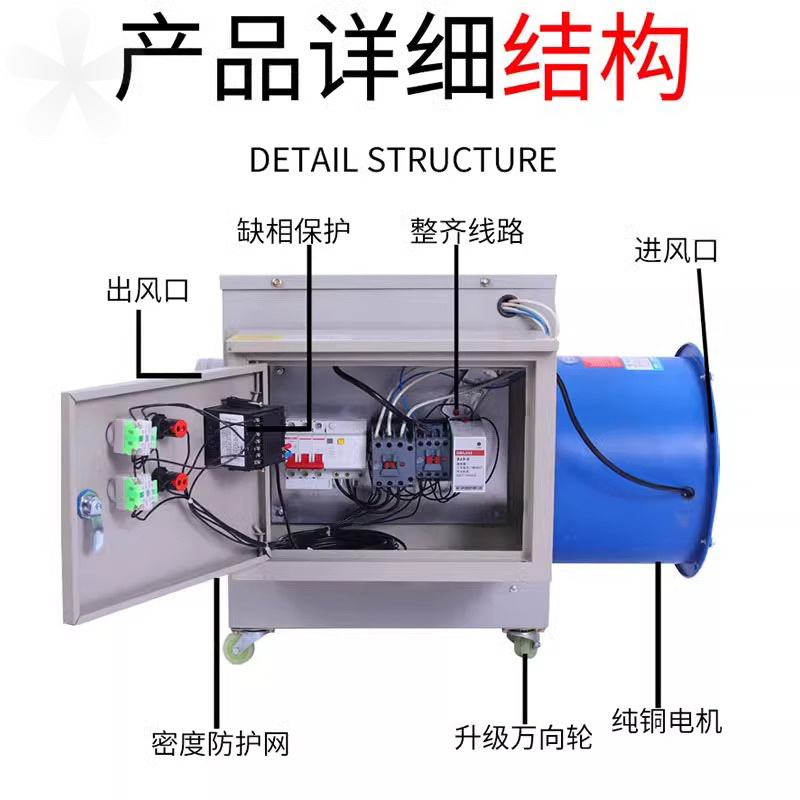 养殖电热风机：大棚增温神器，育苗加温新选择