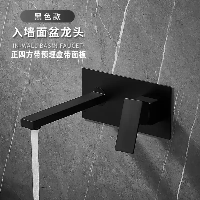 科勒枪灰色全铜热熔一体暗装面盆水龙头：奢华浴室的秘密武器✨