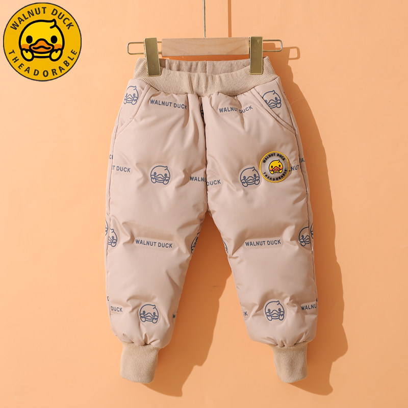 这款pote儿童加厚羽绒裤如何满足冬季保暖需求？