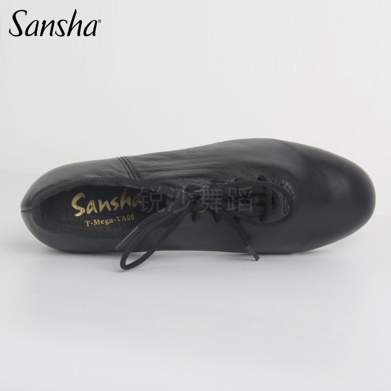 正版法国Sansha三沙舞蹈鞋：男女款真皮专业踢踏舞鞋，美式一底式硬底，舞动你的灵魂！