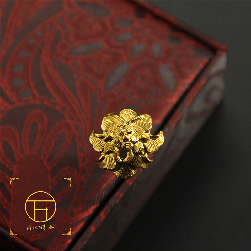 花飞蝶舞发簪太绝了！古法錾刻黄金发簪，美到窒息！这波不冲真的亏大了