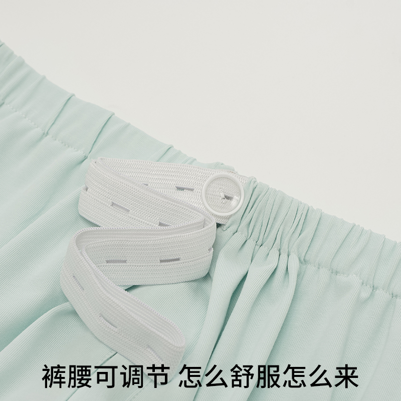 纯棉孕妇睡裤夏季必备，轻松度过孕期和月子期！