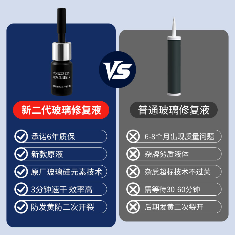 福耀玻璃修复太香了！汽车前挡裂纹秒变新！这波不修亏大了