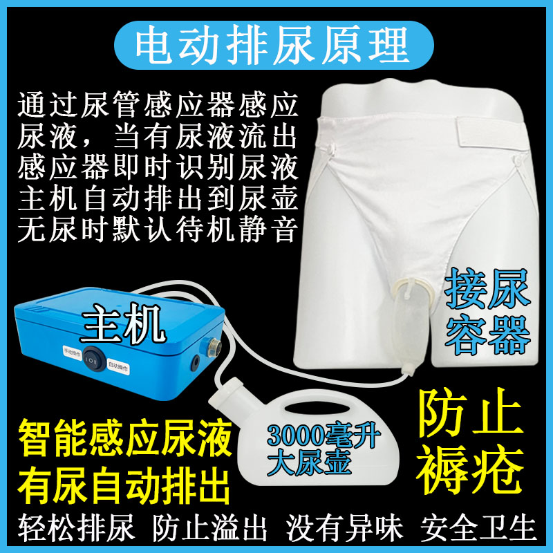 全自动智能接尿器：解决卧床老人小便难题，让生活更有尊严！