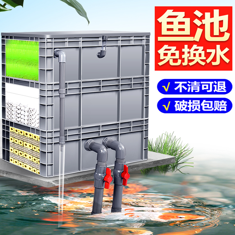 庭院水循环过滤神器：一体机鱼池微滤机，养鱼养出新高度！✨