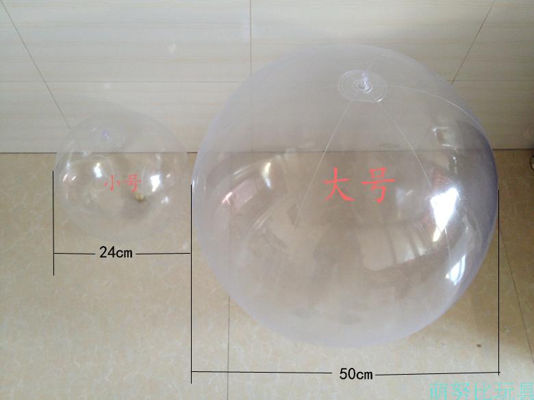 25/50cm透明充气水球：婚礼派对必备，创意装饰新潮流