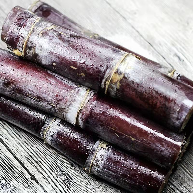 广西黑皮甘蔗：当季孕妇最爱的脆甜多汁特产地道美味！