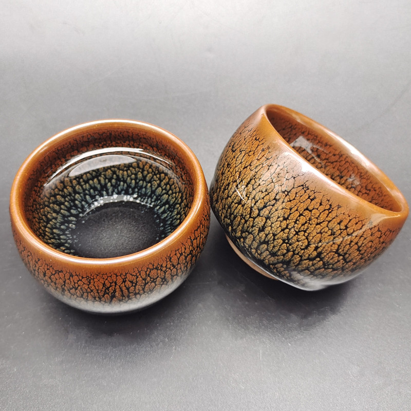 建盏主人杯：千年古韵，曜变鹧鸪斑的茶器艺术