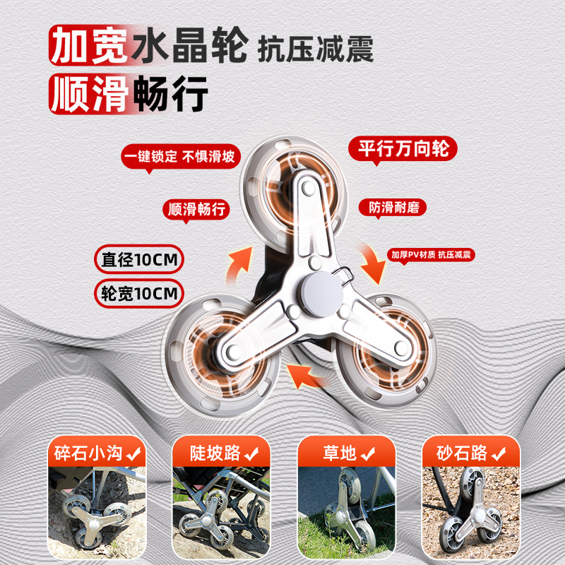 华逸画材多功能外出美术画画写生拉杆爬楼梯艺考工具箱画袋小推车，艺术家必备神器！️
