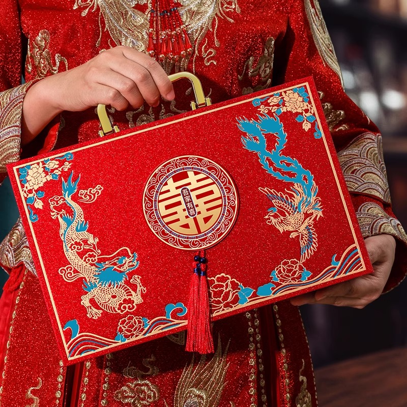 订婚彩礼钱盒子：20万40万礼金盒，传统与现代的完美结合！✨