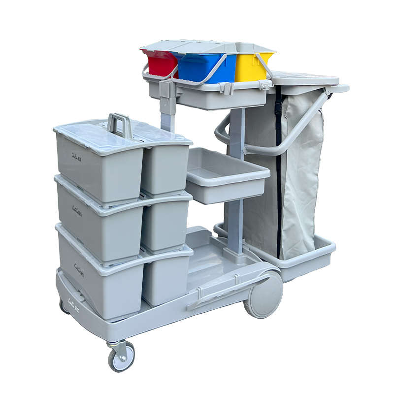 白云超宝D-11A多功能手推清洁保洁车：医院高铁物业专用打扫神器，你值得拥有！