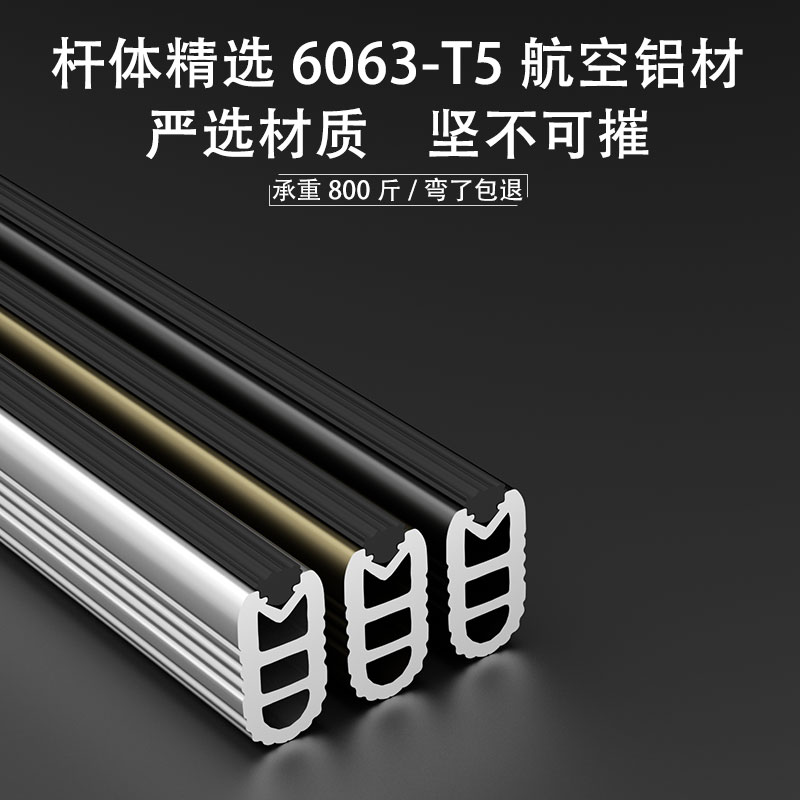 铝合金衣柜横杆大揭秘：如何挑选耐用又好看的挂衣杆五金配件？