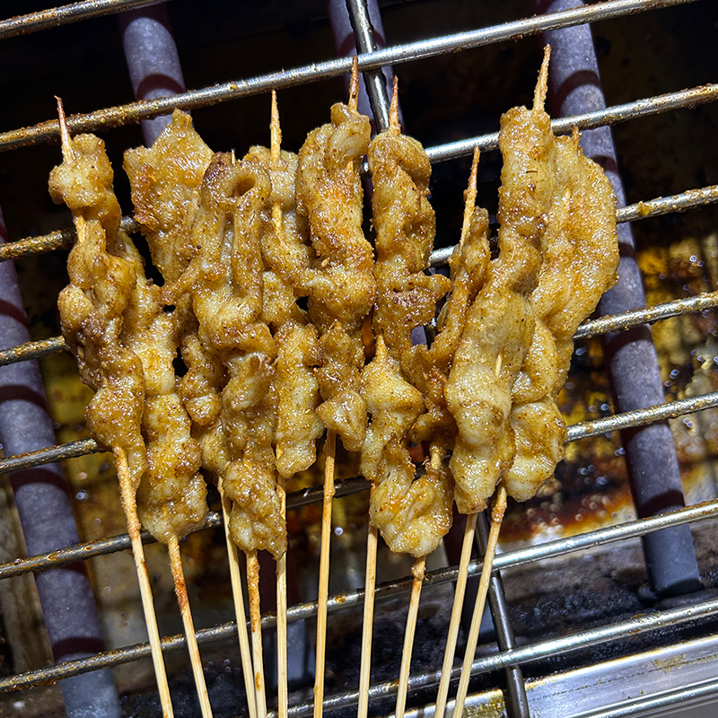 咖喱鸡肉小串：解锁商用迷你里脊肉小把串的小鲜肉秘籍，网红烧烤油炸新宠！