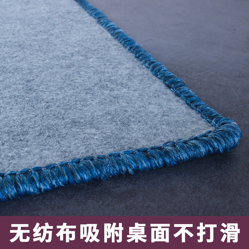 麻将桌布垫子：家用打牌神器，正方形台面布加厚消音防滑手搓纯色麻将毯