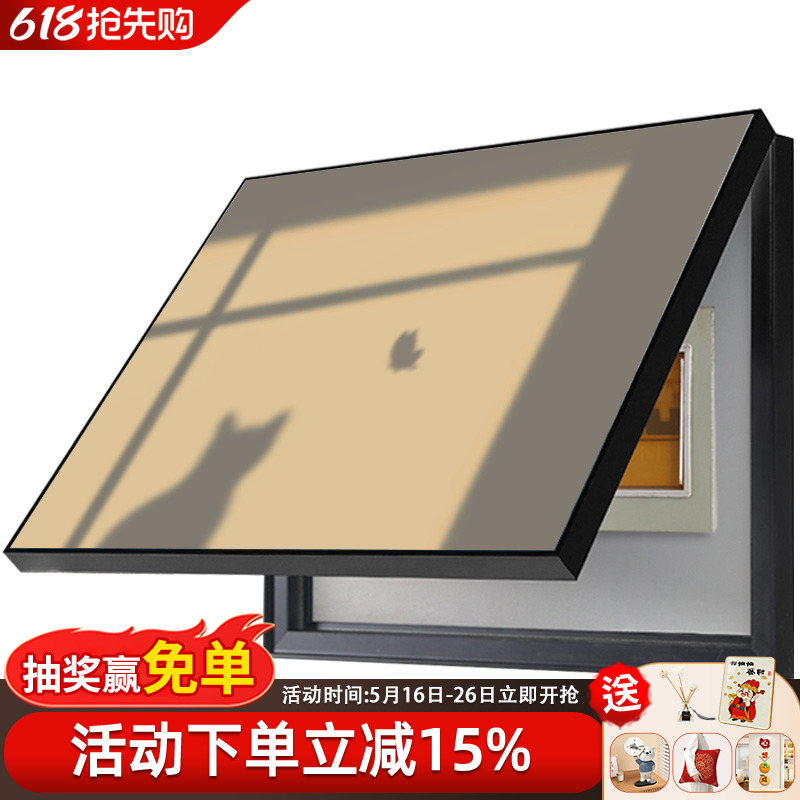 电表箱也能变艺术墙？磁吸盖遮挡画太香了！颜值+实用双在线
