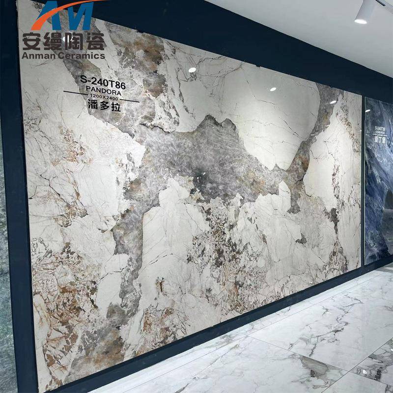 轻奢岩板无限连纹大板背景墙瓷砖1200x2400！客厅颜值天花板！这波不冲真的亏麻了