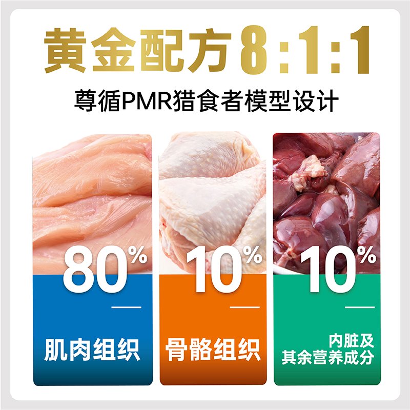 奶森牧场生骨肉猫粮：给幼猫的新鲜纯肉盛宴，猫咪专用湿粮主食新选择！