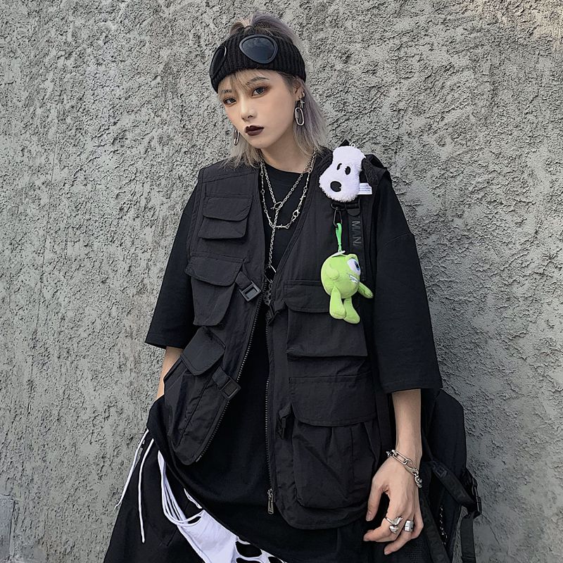 豹纹开衫马甲无袖休闲叠穿背心上衣：潮流界的“野兽派”新宠！
