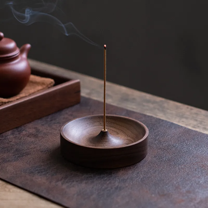 香插香道根雕底座：书房茶室的自然艺术装饰