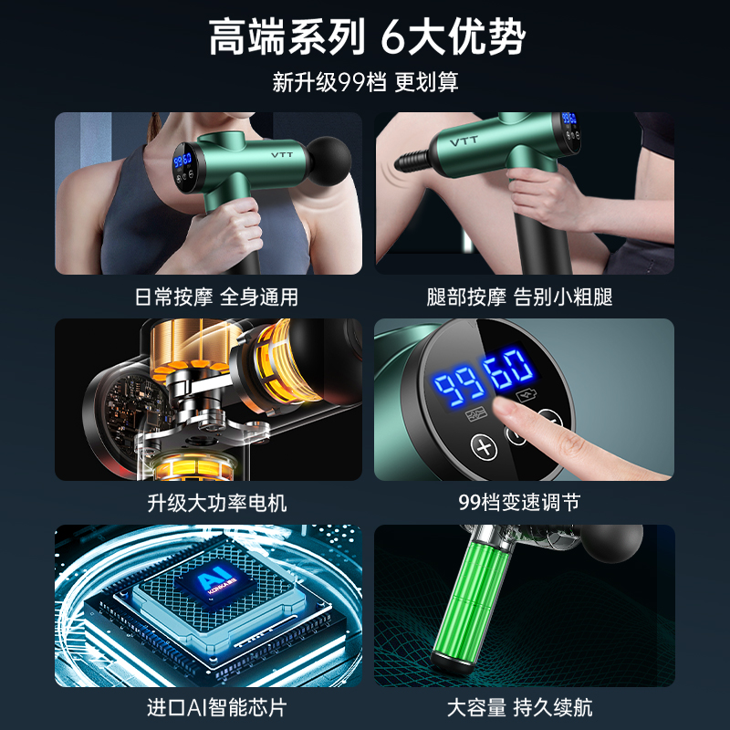 松下筋膜枪RAD25：冷敷热敷肌肉按摩器，专业级肌膜枪，十大品牌中的肌肉救星！