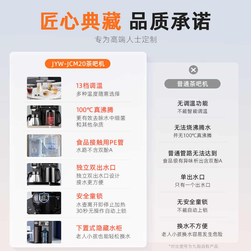 九阳茶吧机：一键享受轻奢生活，2024新款来袭！✨