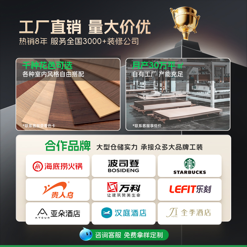 竹炭木饰面板护墙板：绿色家居新风尚，打造健康环保的装饰墙板