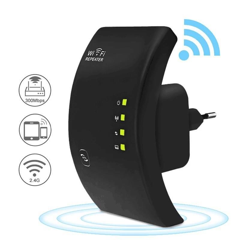 300M无线弧形中继器：WiFi死角终结者，全屋信号无死角！