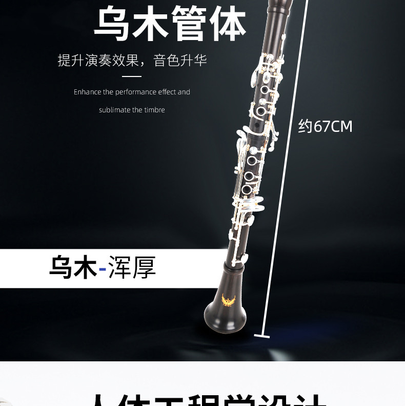 正品原装TAAN单簧管：黑管乐器降B调乌木材质17键镀银，初学者的福音还是考级神器？