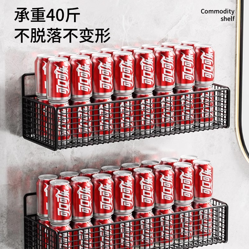 厨房小挂篮&amp;浴室置物架：厨房浴室收纳神器，让空间瞬间大起来！