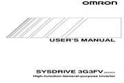 &amp;nbsp;欧姆龙(OMRON) 3G3FV-A2015变频器 说明书
