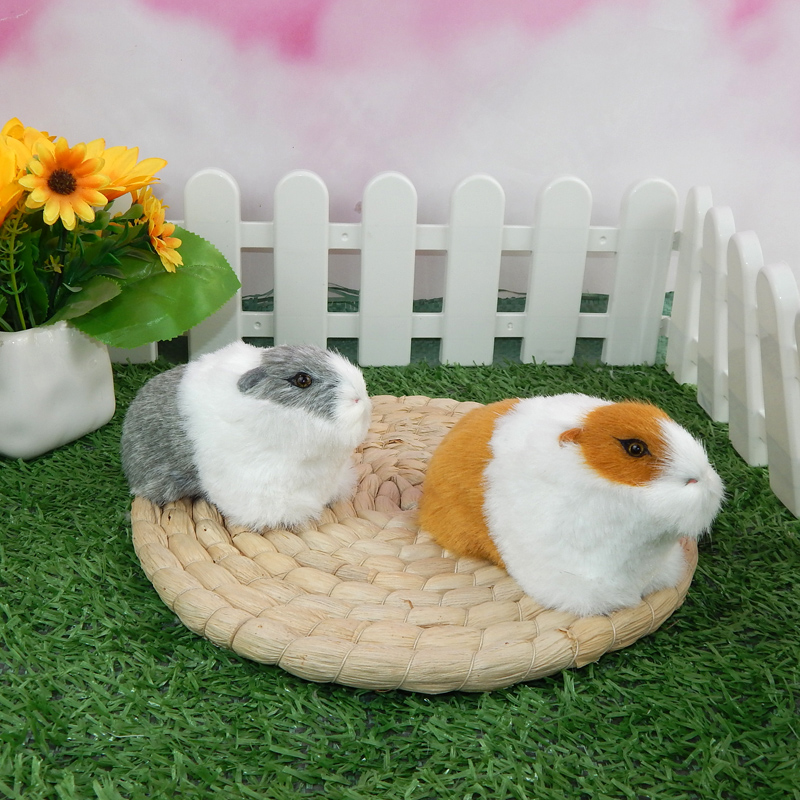 仿真仓鼠动物模型：荷兰猪天竺鼠玩偶，让你的宠物梦成真！