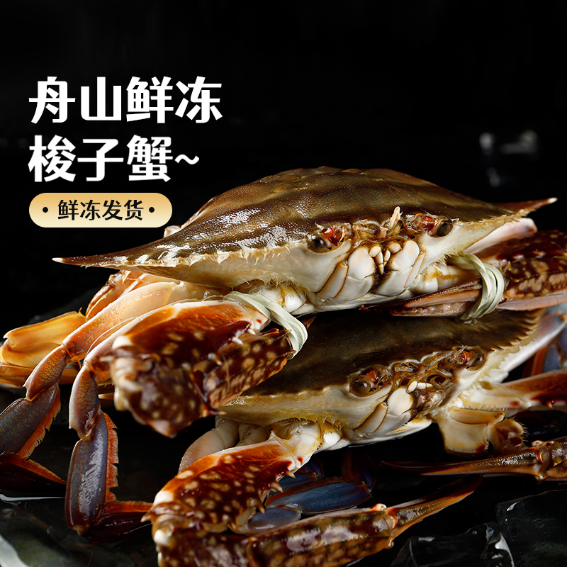 梭子蟹鲜活冷冻，舟山新鲜超大螃蟹，顺丰速递，尝鲜不等待！