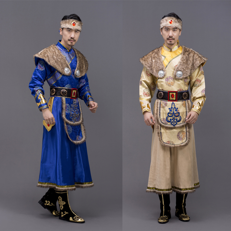 藏族蒙古族男士演出服：传统与现代的完美融合
