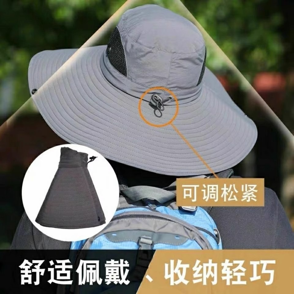 夏日户外探险必备：大帽檐遮阳帽，防晒又时尚的秘密武器！