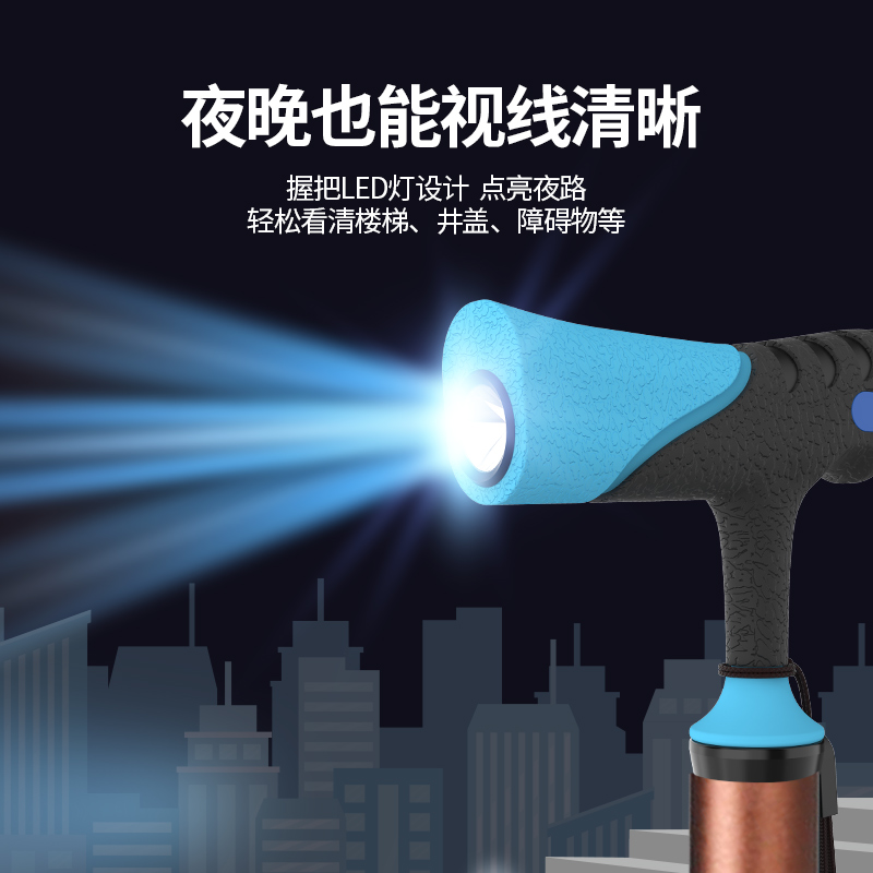 鱼跃老人出行神器：轻便铝折叠助步器，让行动自如不再是梦！