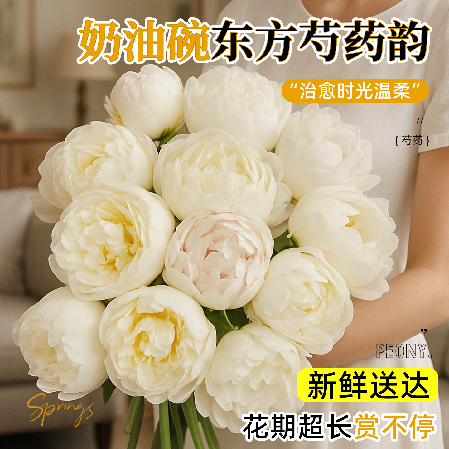 鲜花盛宴：云南直发喷泉草配草组合，顺丰冷链直达，鲜切花瓶插礼盒，你的花园就在家中！
