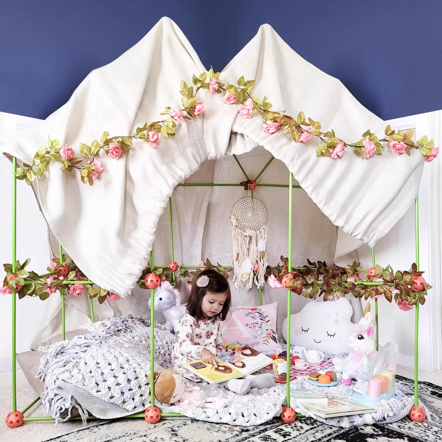 158件套夜光帐篷堡垒积木：亲子互动新潮流，打造孩子心中的梦幻城堡！