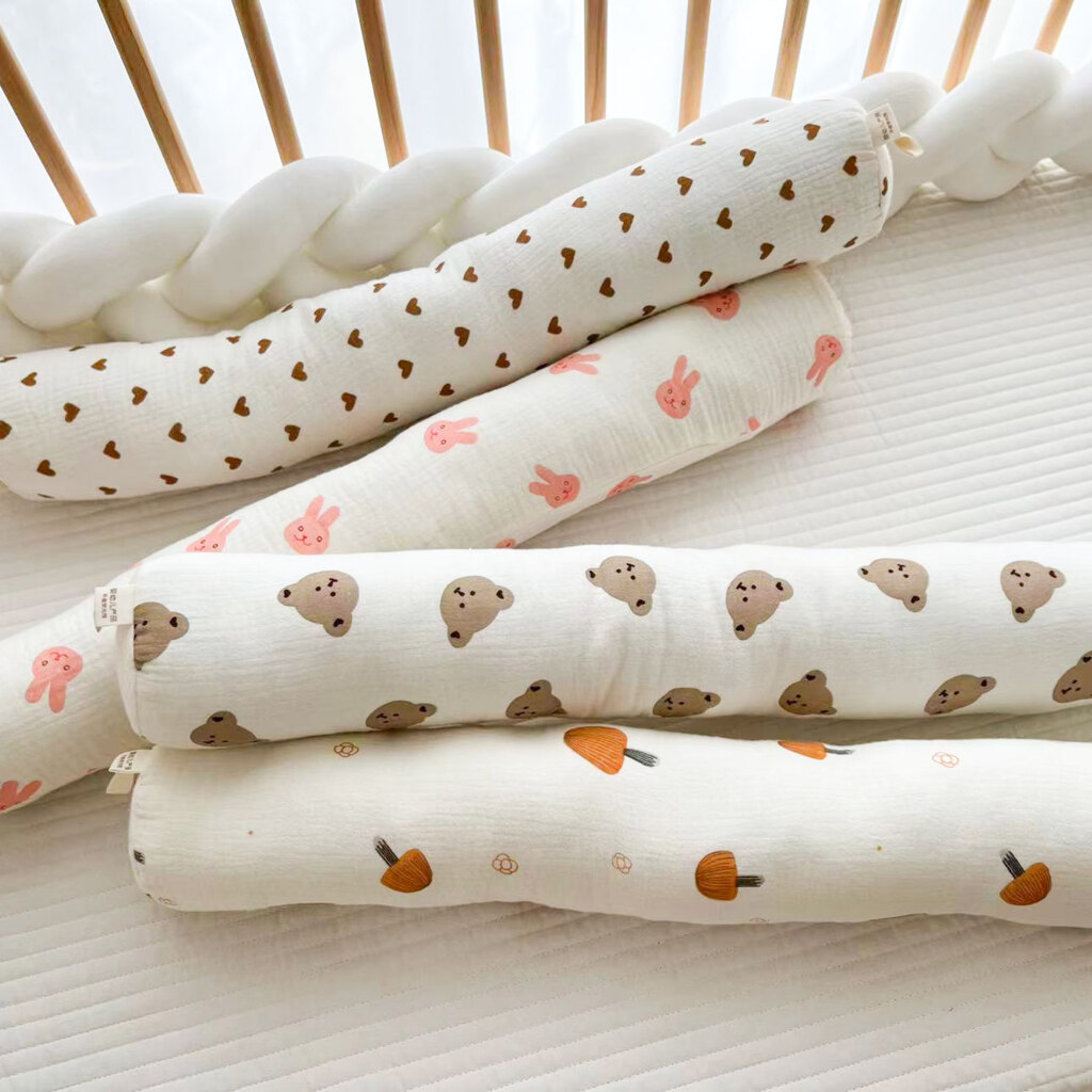 ins韩系圆柱长条形枕头：宝宝侧身睡枕，守护宝贝好梦的神器！