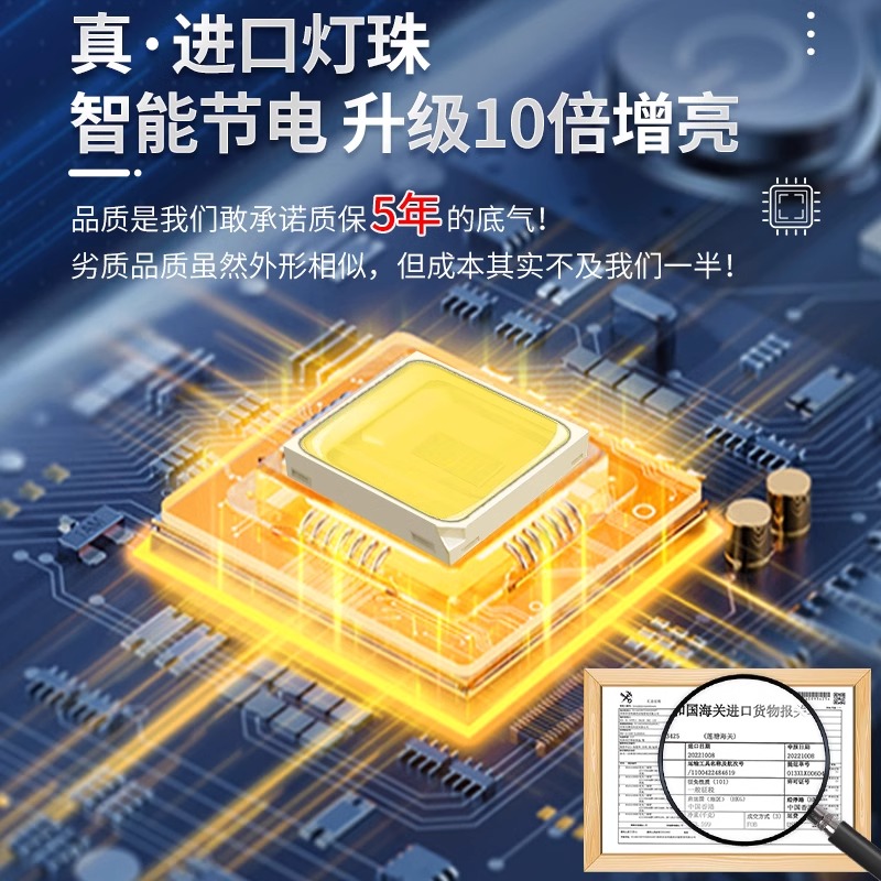 12/24V 48伏货车电动车专用LED双色鹰眼灯，点亮夜行安全之路！