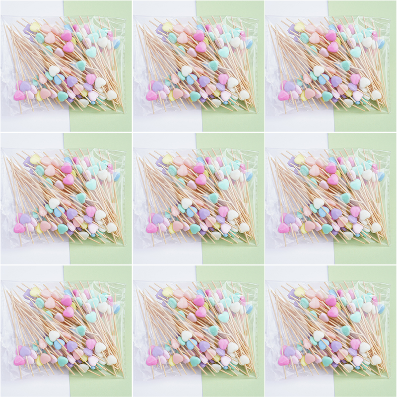 商用加粗菠萝水果签：解锁烧烤新吃法，让你的鸡翅鸡排大变身！