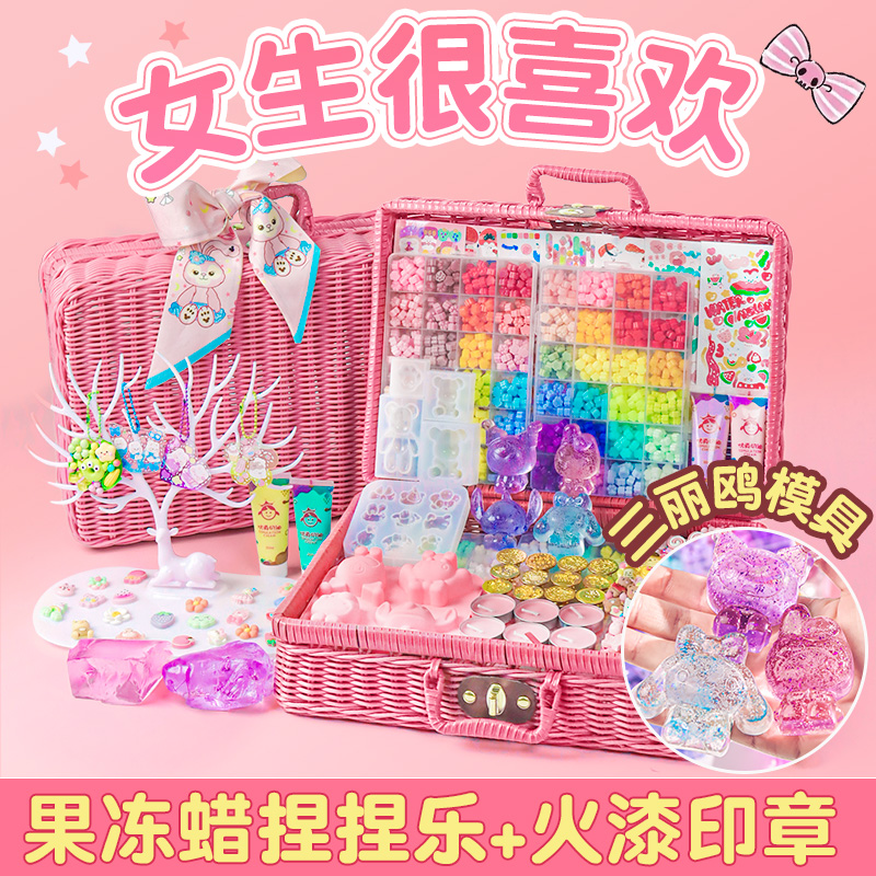火漆印章果冻蜡捏捏乐DIY，解压神器来袭！